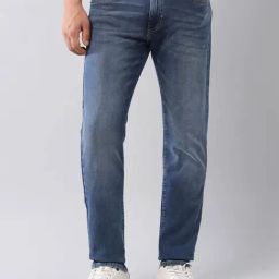 U.S. Polo Assn. Blue Cotton Slim fit Solid Jeans-picture-31