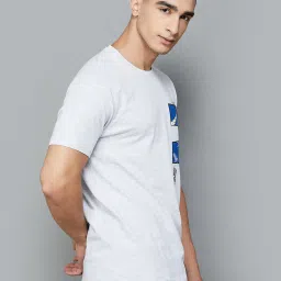 Fame Forever by Lifestyle Grey Melange Regular Fit Crew T-Shirt image 3