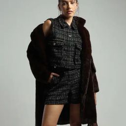 Vero Moda Black Textured Waistcoat-picture-3