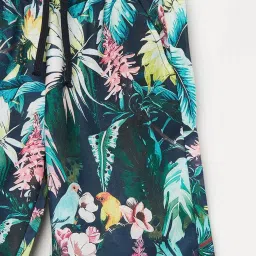 Fame Forever by Lifestyle Kids Navy Printed Regular Fit Shorts image 3