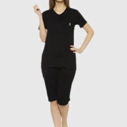 Vimal Jonney Black Regular Fit Pajama Set-picture-28