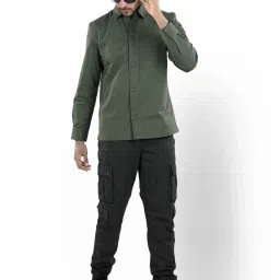 celio Celio* Duck Green Regular Fit Shirt image 3