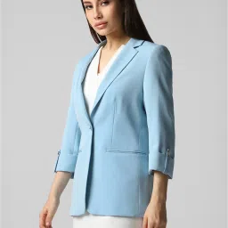 Van Heusen Blue Regular Fit Blazer image 3