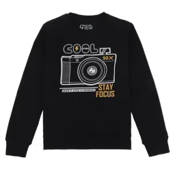 Dyca Kids Black Printed Full Sleeves Sweatshirt-image-16