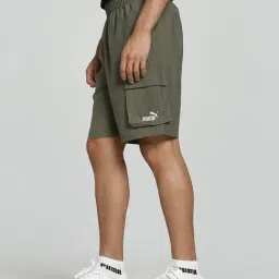 Puma Green Regular Fit Sports Shorts image 3