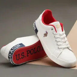 U.S. Polo Assn. Women's White Sneakers-image-25