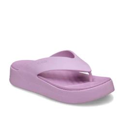Crocs Women's Getaway Purple Thong Wedges-picture-38