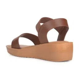 Bata Women's Brown Ankle Strap Sandals image 5