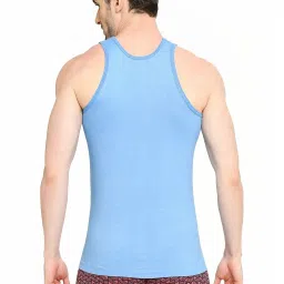 VIP Assorted Cotton Regular Fit Vest - Pack Of 3 image 3