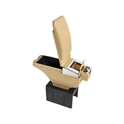VBX Custom Fit Super Luxury Console/Armrest Set of 1 Pcs for Volkswagen Troc (Beige Color) image 2