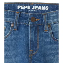 Pepe Jeans Kids Blue Distressed Jeans image 3