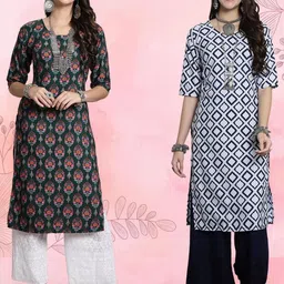 Ethnic basket Women Multicoloured Kurtas-picture-24