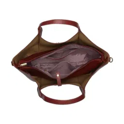 Magnolia Red Luxury Large Hobo Bag image 4
