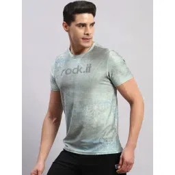 Rock.it by Monte Carlo Mens Printed Smart Fit Half Sleeve T-Shirt image 3