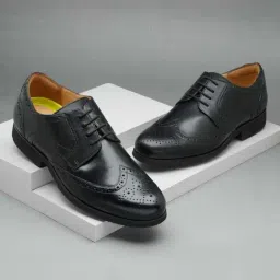 Florsheim Men's Black Brogue Shoes-image-17
