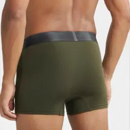 Jockey IC28 Green Microfiber Elastane Stretch Trunks with Moisture Move Treatment image 2