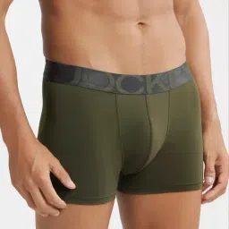 Jockey IC28 Green Microfiber Elastane Stretch Trunks with Moisture Move Treatment image 3