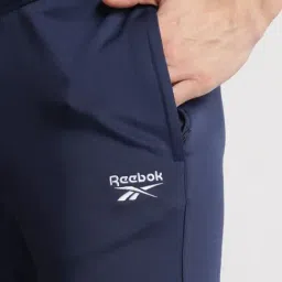 Reebok Navy Regular Fit Trackpants image 4