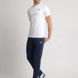 Reebok Navy Regular Fit Trackpants image 5