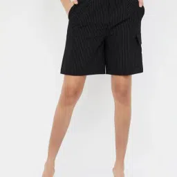 Ginger by Lifestyle Black Printed Shorts-picture-40