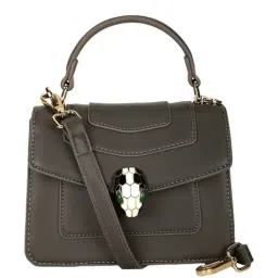 Carlton London CLLP-810 Dark Grey Solid Medium Handbag-image-42