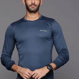 Columbia Men Blue Park View Crew Sweatshirt image 3