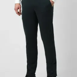 Van Heusen Green Slim Fit Trousers image 3