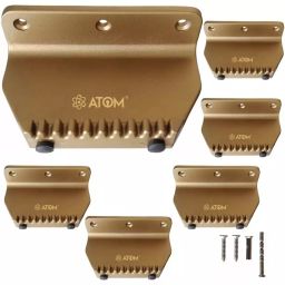 Atom White Metal Gold Handsfree Foot Operated Door Opener, DS-SNP-GOLD-106 (Pack of 6)-picture-10