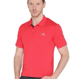Alcis Red Half Sleeves Polo T-Shirt image 2