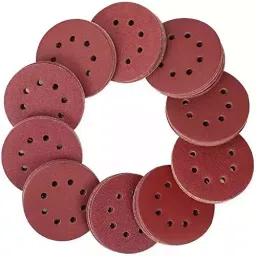 Oriental 5 inch (125 mm), Grit Size 800 Aluminium Silicate Adhesive Sanding Disc with 8 Holes for Orbital Sander (Pack of 10 Pcs)-picture-38