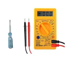 Hillgrove AC-DC Voltage Ohm Electronic Digital Mini Multimeter & Analog Line Tester Combo, HGCM464M1-picture-15