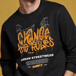 Moda Rapido Men Printed Sweatshirt image 2