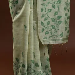 Mitera Ethnic Motifs Woven Design Chanderi Saree image 3