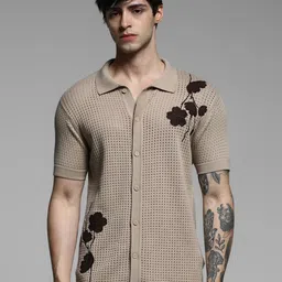 Jack & Jones Solid Applique Short Sleeves Polo Collar Cotton Regular Fit T-shirt-picture-53