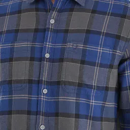 Allen Solly Men Custom Opaque Checked Casual Shirt image 4