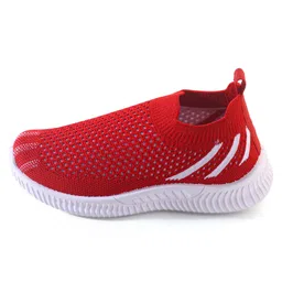 Pine Kids Slip On Knitted Sneakers - Red image 5