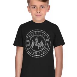 Allen Solly Junior Black Embellished T-Shirt-picture-6
