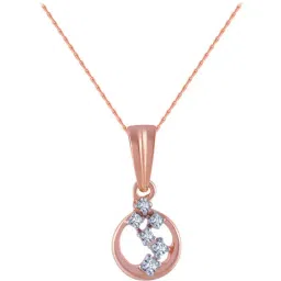 P.C. Chandra Jewellers 18 kt Gold & Diamond Pendant without Chain-picture-23