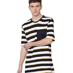 Antony Morato Blue & White Striped T-Shirt-picture-32