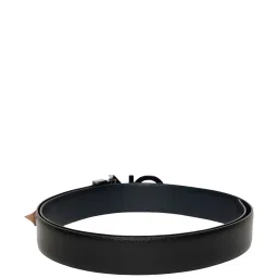 Calvin Klein Navy & Black Leather Reversible Belt image 3