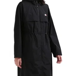 TOMMY HILFIGER Black Regular Fit Coat image 3