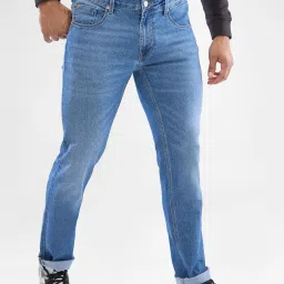 Spykar Blue Regular Fit Jeans image 3