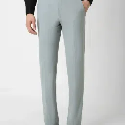 Van Heusen Blue Slim Fit Trousers-picture-24