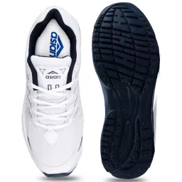 Asian Men's White Running Shoes image 3