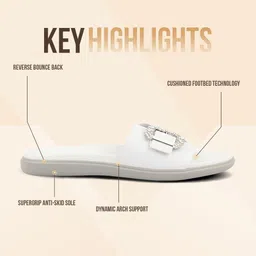 MEDIFEET Women Open Toe Flats image 3