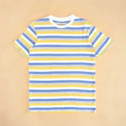 Pantaloons Junior Kids Estate Blue Regular Fit T-Shirt image 3