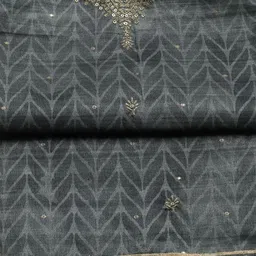 Meena Bazaar Embroidered Thread Work Unstitched Dress Material image 4