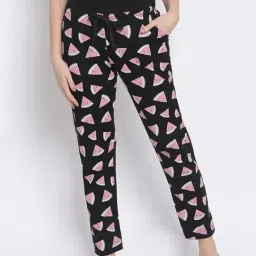 Kanvin Black Printed Pyjamas-image-46