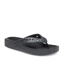 Crocs Women's Baya Black Flip Flops image 3