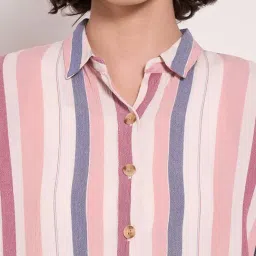 Honey by Pantaloons Multicolored Striped Shirt image 5